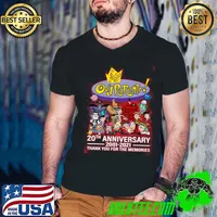 The Fairly Oddparents 20th Anniversary 2001 2021 Thank You For The Memories Shirt Guys V Neck