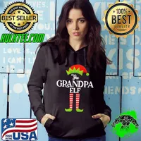 THE GRANDPA ELF XMAS LUSTIGE FAMILIE PASSENDE GRUPPE WEIHNACHTEN LANGARMSHIRT SHIRT