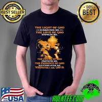 The Light Of God Surrounds Me The Love Of God Enfolds Me Lion Shirt Unisex