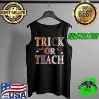 Trick Or Teach Cute Halloween Costume Boo Teacher Men Women T-Shirt Tank Top