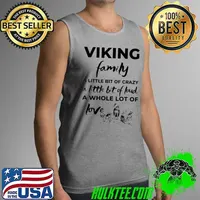 Viking Family A Little Bit Of Crazy A Little Bit Of Loud A Whole Lot Of Love s Tank Top
