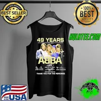 49 Years ABBA Signatures Thanks You For The Memories Unisex T-Shirt Tank Top