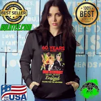 60 Years 1961 2021 Rod Stewart The Man The Myth The Legend Signature Thanks For The Memories Shirt Hoodie