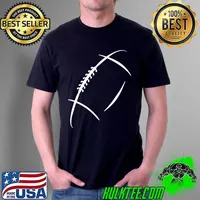 American Football Silhouette, Football Player Premium T-Shirt Unisex