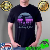 ARCHERY GIRL Bow & Arrow Shooting Sports Teen T-Shirt Unisex