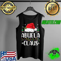 Awesome Abuela Claus Shirt Christmas Pajama Family Matching Xmas T-Shirt Tank Top
