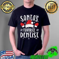 Awesome Dental Squad Santa’s Favorite Dentist Santas Favorite Ho T Shirt Unisex