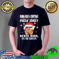 Awesome Funny Christmas Pizza Joke Shiba Inu Dog Santa Hat Xmas 2021 T-Shirt Unisex