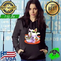 Awesome Kawaii Cat Sunglasses Japanese Anime Gift Girls Teenager Boy T-Shirt