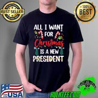 Best All I Want For Christmas Is A New President Xmas Pajama Sweat Unisex