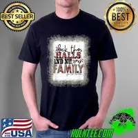 Best Deck The Halls and Not Your Family Funny Merry Christmas T- Unisex