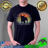 Best Frenchie Dad Ever Daddy French Bulldog Dog Lover Owner T-Shirt Unisex