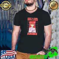Best just A Girl Who Loves Anime. Anime Girl. Anime T-s Guys V Neck