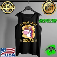 Best lunch Lady Squad Unicorn Teacher T-Shirt Tank Top