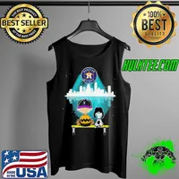Best mLB NLCS 2021 THE PEANUTS CHARACTERS SNOOPY AND CHARLIE BROWNS WATCHING CITY HOUSTON ASTROS SHIRT Tank Top