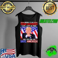 Best Proudly To Be Trump Supporter Save America Christmas Sweater T-Shirt Tank Top