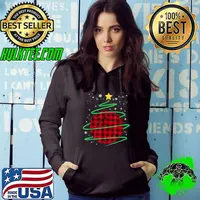 Best Red Plaid Basketball Buffalo Player Sport Pajama Christmas T Shirt Hoodie