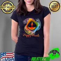 Blooming Prints Special Happy Diwali s Ladies Tee