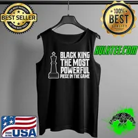 Chess Club Black King Board Vintage Game Lovers Gift T-Shirt Tank Top