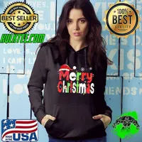 Cute Merry Christmas 2021 Red Green X-mas Lights Snow Kids T-shirt