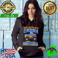 First Day Of School Crush Homeschool Monster Truck Boys T-Shirt