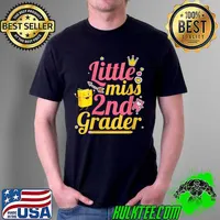 First Day Of School Little Miss 2nd Grader Girls T-Shirt Unisex
