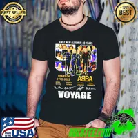 First New Album In 40 Years 50 Years 1972-2022 Abba Signatures Unisex T-Shirt Guys V Neck