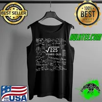Funny 15th Birthday Gifts - Square Root of 225 15 Years Old Gifts T-Shirt Tank Top