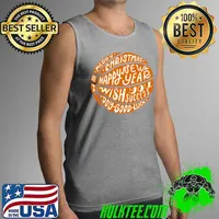 Funny i And Basketball Merry Christmas Happy New Year Wish You Success T-Shirt Tank Top