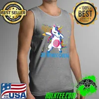 Funny jewnicorn Funny Hanukkah Unicorn Gift Girl Women Pajamas T-Shirt Tank Top