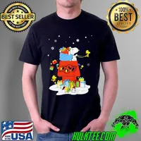 Funny Oklahoma state Cowboys santa Snoopy wish you a merry christmas Unisex