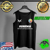Funny Romania este locul in care incepe povestea mea where my story logo Tank Top