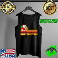 Funny Vintage Christmas Santa Claus Gifts Boys Kids Xmas T- Tank Top