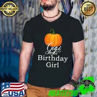 Gigi Of The Birthday Girl Pumpkin Halloween T-s Guys V Neck