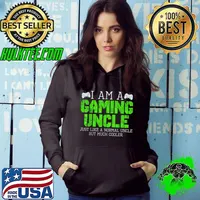 I Am A Gaming Uncle Video Gamer Gifts Video Game Uncle T-Shirt