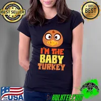 Kids Baby Thanksgiving Outfit Toddler Family Matching T-Shirt Ladies Tee