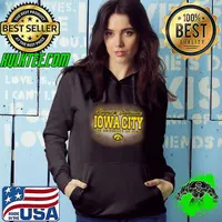 Kinnick Stadium Iowa City The Universty Of Iowa Football Shirt Hoodie