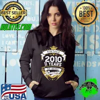 Made In 2010 11 Years of Being Awesome Vintage 11th Birthday T-shirt