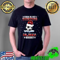 Nice 0xNB Christmas Soccer Pajama Plaid Xmas Soccer Player Noel T Shirt Unisex