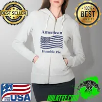 Nice american Flag Vintage USA Patriotic American Flag T-Shirt Premium T-Shirt Full Zip Hooded