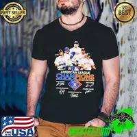 Official 2021 American League Champions Houston Astros Kyle Tucker Jose Altuve Signatures Shirt