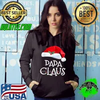 Official Dada Claus Shirt Christmas Pajama Family Matching Xmas T Shirt Hoodie