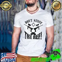 Official don't Shoot The Ref, Youth Paintball, Funny Sports T-s Guys V Neck