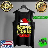 Official Gramps Claus Shirt Christmas Pajama Family Matching Xmas T Shirt Tank Top