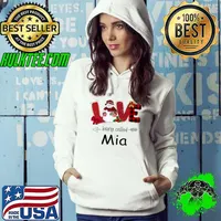 Official Love Being Called Mia Christmas Snowman Grandma T- Hoodie