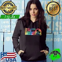 Official okaloosa Island Florida Tie Dye Vintage Inspired Striped T-s Hoodie