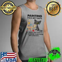 Official Painting Fills My Days My Nights My Closets And Cupboard The Cat Paint Shirt Tank Top