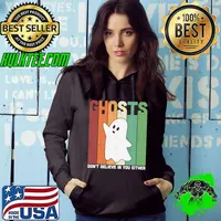 Official retro Vintage Ghost Lover Funny Adult Kids Halloween T-Shirt
