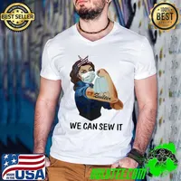 Official Strong Girl Quilter We Can Sew It Coronavirus Shirt