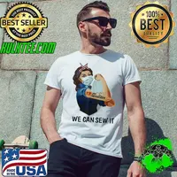 Official Strong Girl Quilter We Can Sew It Coronavirus Shirt Unisex